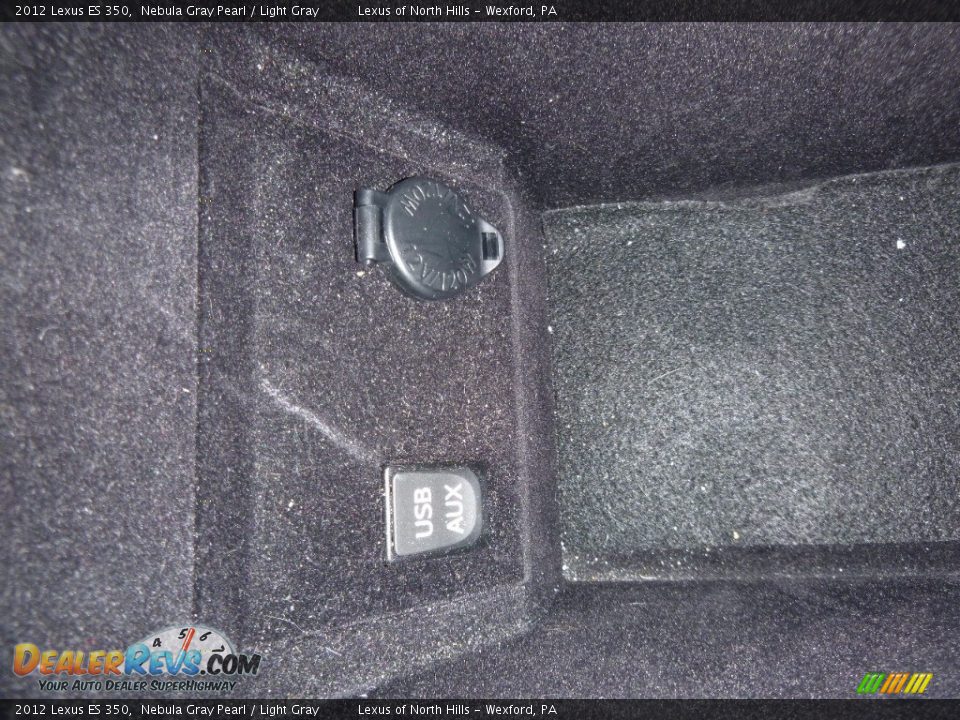 2012 Lexus ES 350 Nebula Gray Pearl / Light Gray Photo #23
