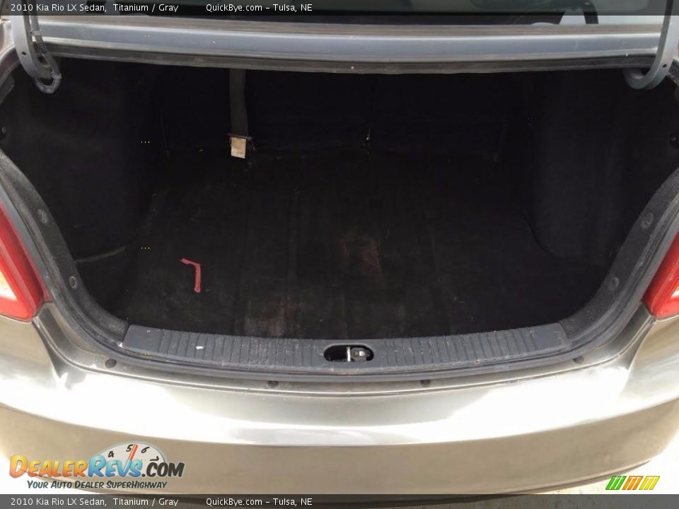 2010 Kia Rio LX Sedan Titanium / Gray Photo #15