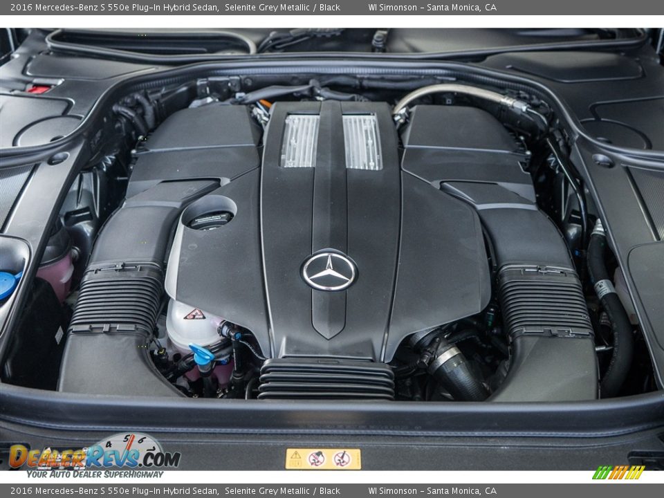 2016 Mercedes-Benz S 550e Plug-In Hybrid Sedan 3.0 Liter DI biturbo DOHC 24-Valve V6 Gasoline/Plug-In Electric Hybrid Engine Photo #9
