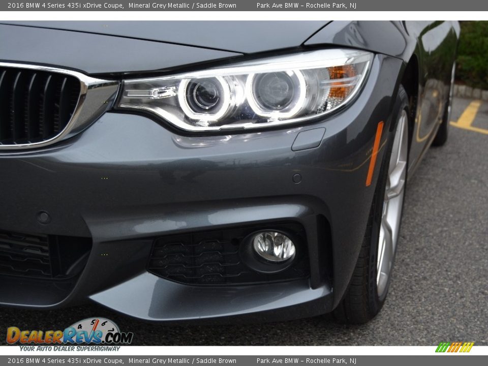 2016 BMW 4 Series 435i xDrive Coupe Mineral Grey Metallic / Saddle Brown Photo #30