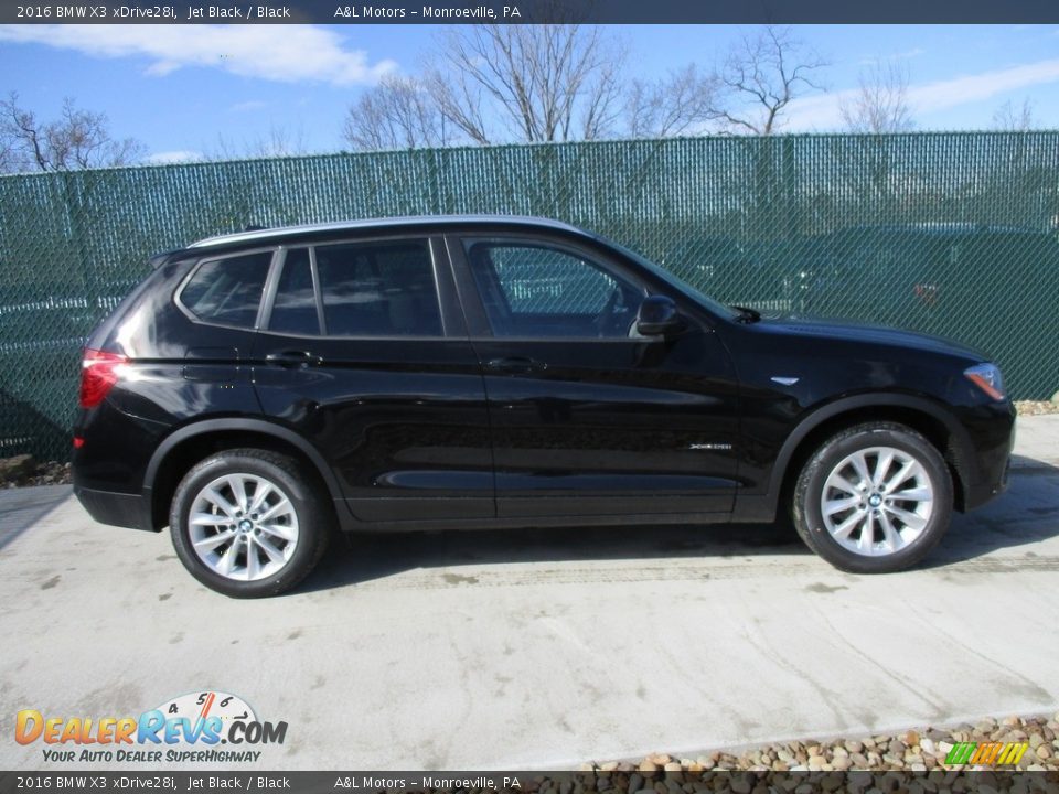 2016 BMW X3 xDrive28i Jet Black / Black Photo #2