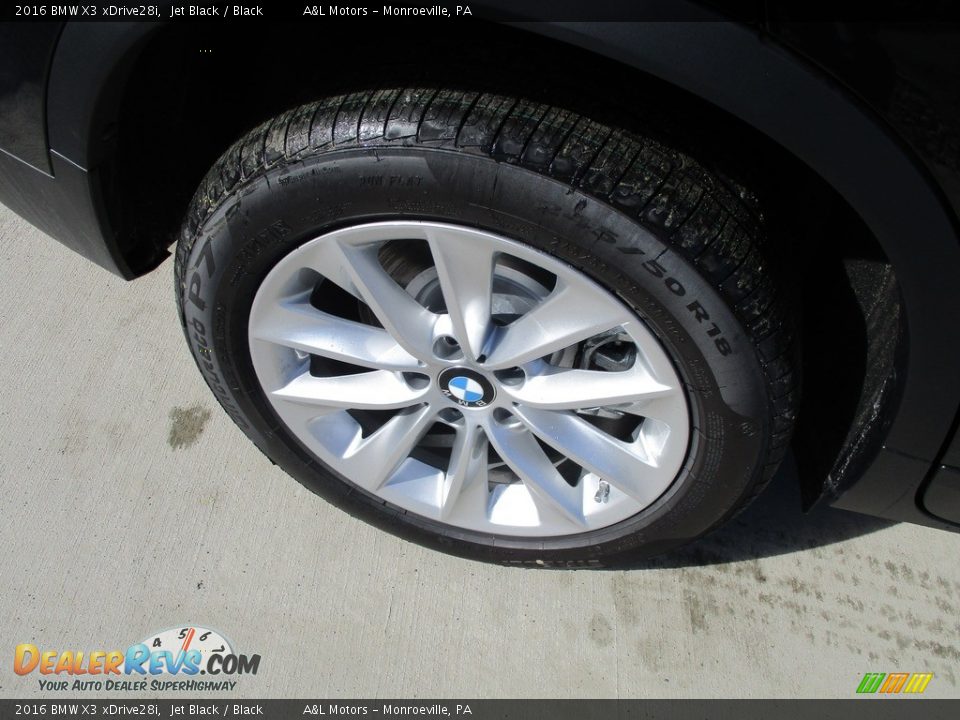 2016 BMW X3 xDrive28i Jet Black / Black Photo #3