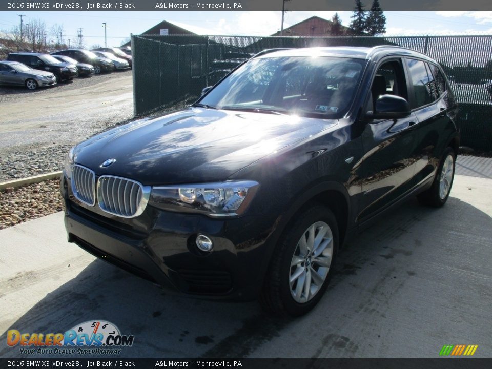 2016 BMW X3 xDrive28i Jet Black / Black Photo #7