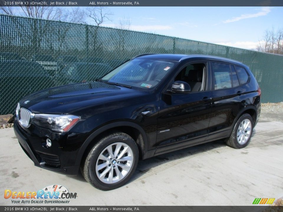 2016 BMW X3 xDrive28i Jet Black / Black Photo #8
