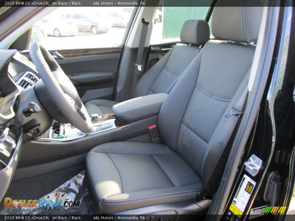 2016 BMW X3 xDrive28i Jet Black / Black Photo #12