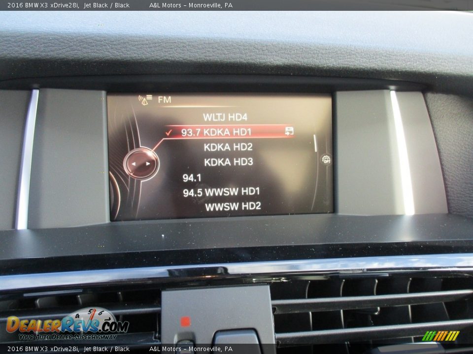 2016 BMW X3 xDrive28i Jet Black / Black Photo #16