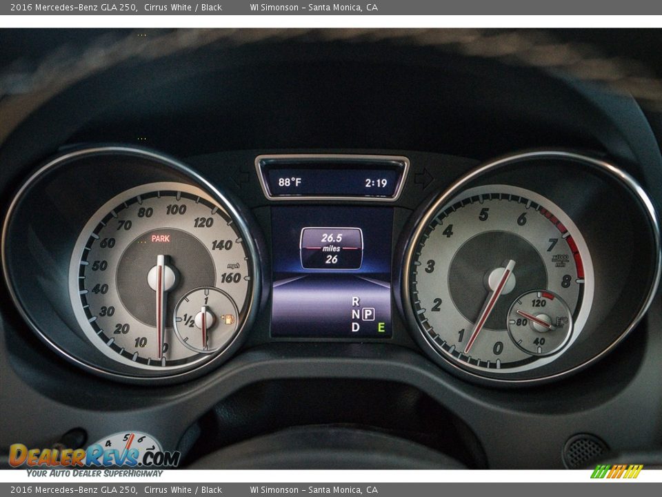 2016 Mercedes-Benz GLA 250 Cirrus White / Black Photo #7