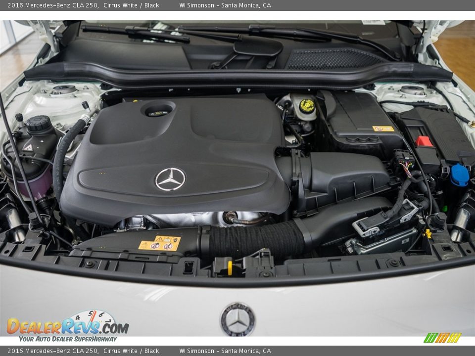 2016 Mercedes-Benz GLA 250 Cirrus White / Black Photo #9