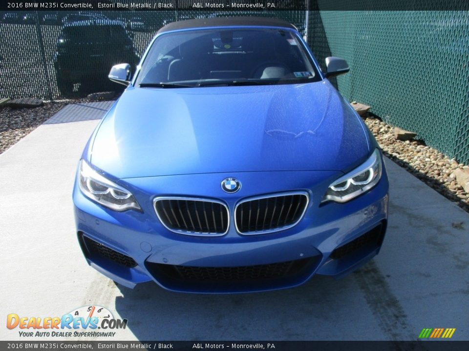 2016 BMW M235i Convertible Estoril Blue Metallic / Black Photo #7
