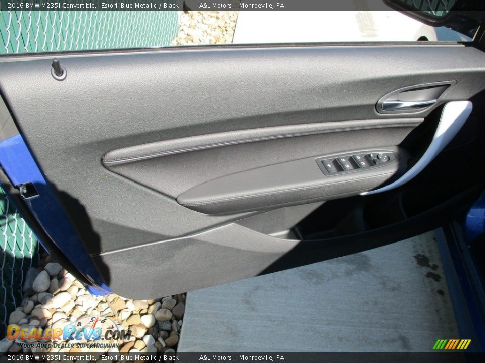 2016 BMW M235i Convertible Estoril Blue Metallic / Black Photo #12