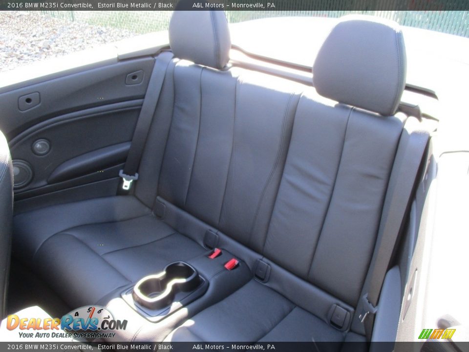 Rear Seat of 2016 BMW M235i Convertible Photo #15