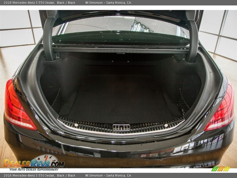 2016 Mercedes-Benz S 550 Sedan Black / Black Photo #5