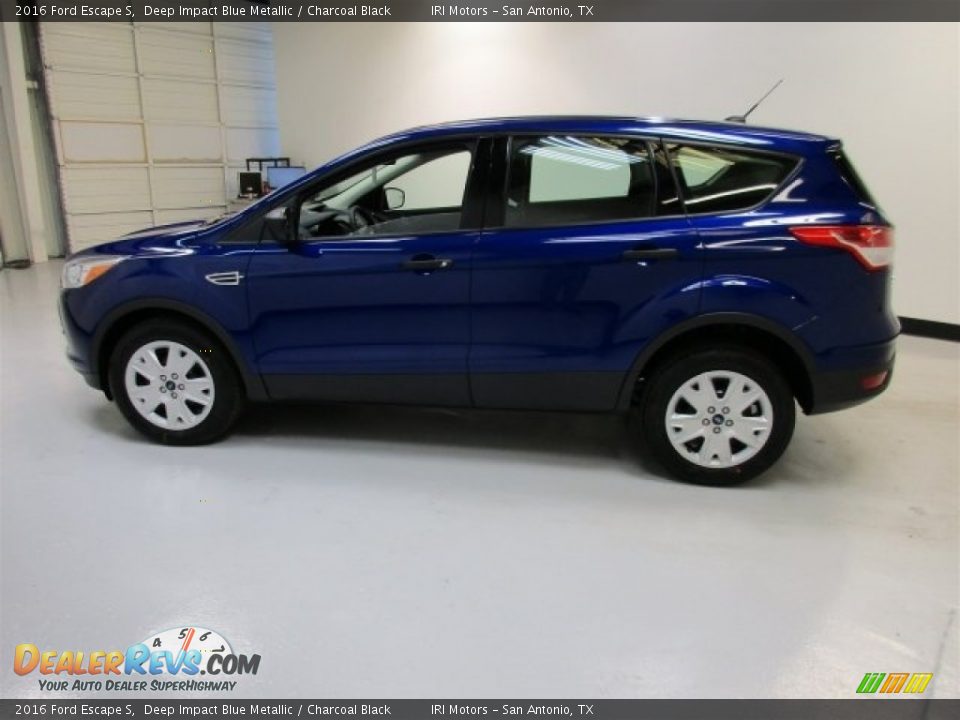 2016 Ford Escape S Deep Impact Blue Metallic / Charcoal Black Photo #6