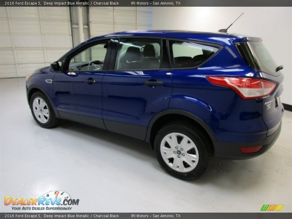 2016 Ford Escape S Deep Impact Blue Metallic / Charcoal Black Photo #7