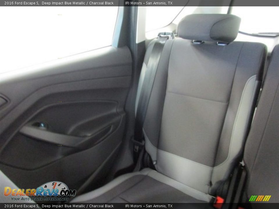 2016 Ford Escape S Deep Impact Blue Metallic / Charcoal Black Photo #17