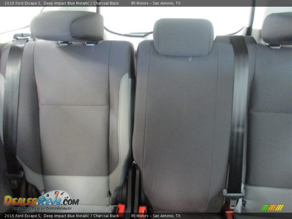2016 Ford Escape S Deep Impact Blue Metallic / Charcoal Black Photo #18
