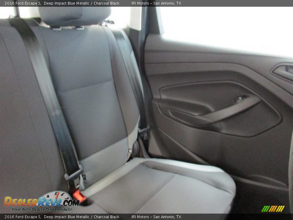 2016 Ford Escape S Deep Impact Blue Metallic / Charcoal Black Photo #19