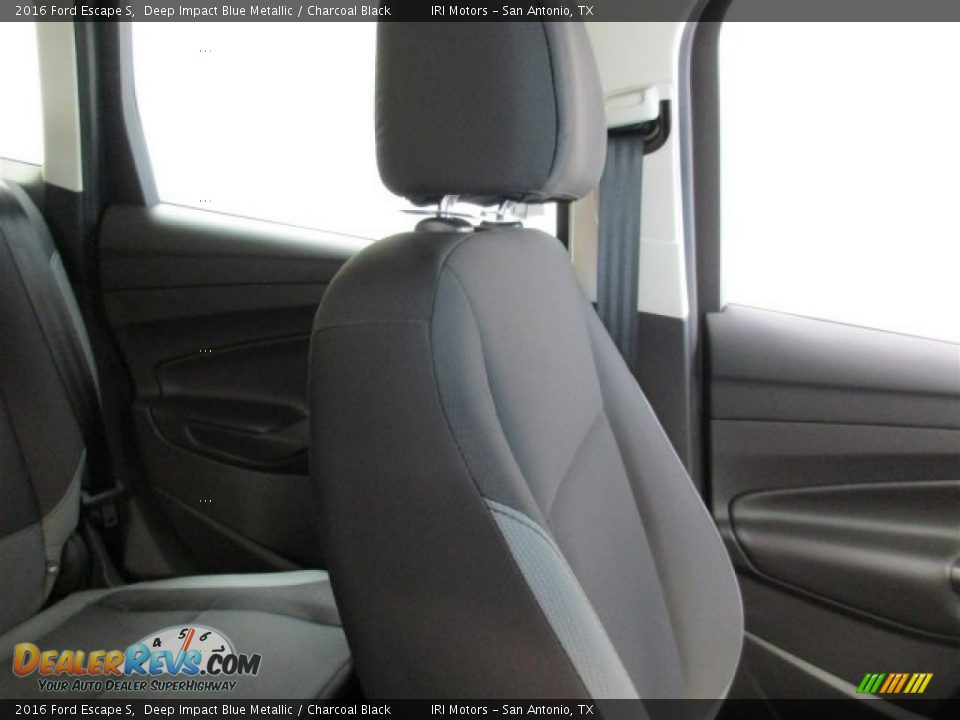 2016 Ford Escape S Deep Impact Blue Metallic / Charcoal Black Photo #20