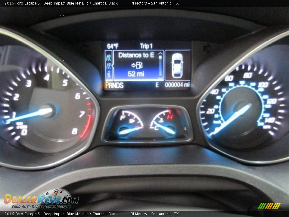 2016 Ford Escape S Deep Impact Blue Metallic / Charcoal Black Photo #21