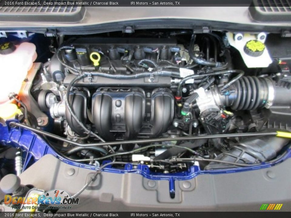 2016 Ford Escape S Deep Impact Blue Metallic / Charcoal Black Photo #26