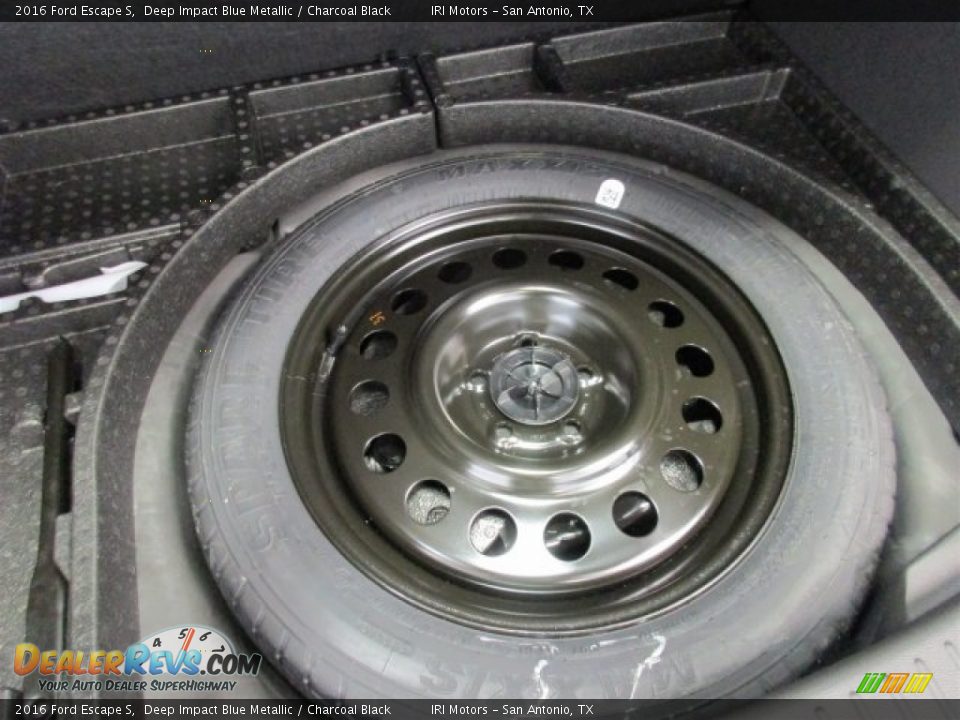 2016 Ford Escape S Deep Impact Blue Metallic / Charcoal Black Photo #27