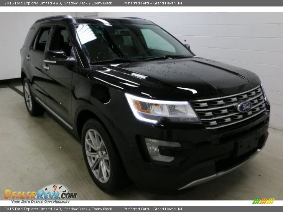 2016 Ford Explorer Limited 4WD Shadow Black / Ebony Black Photo #3