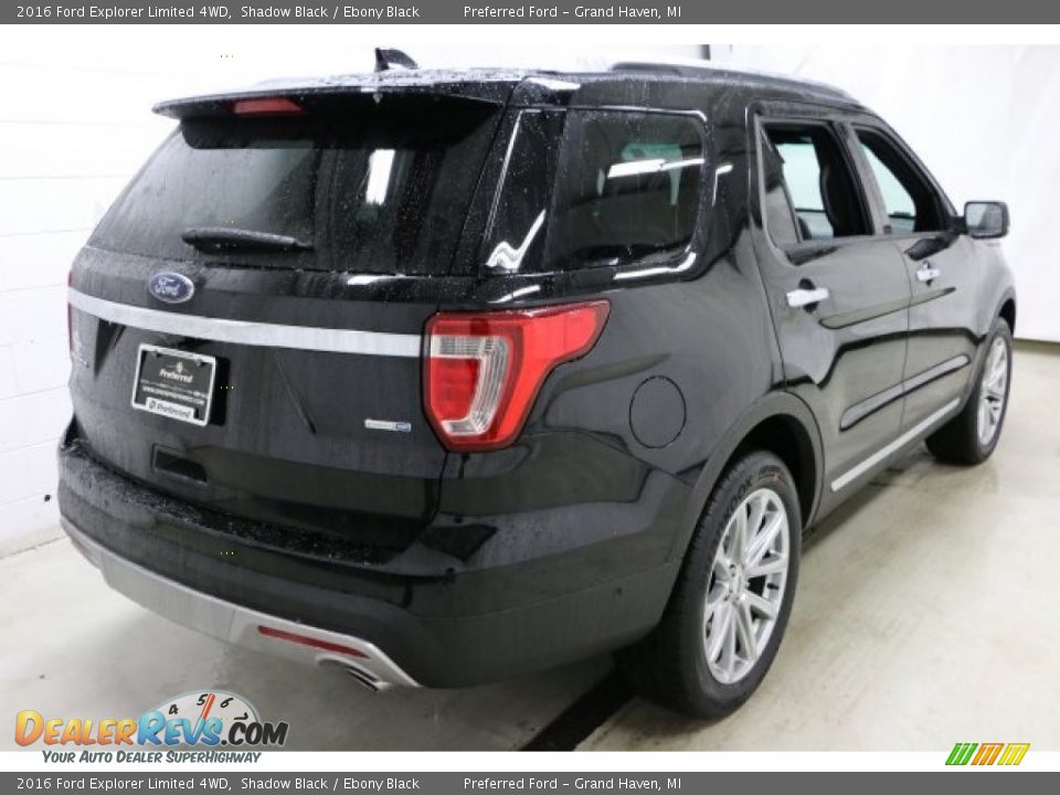 2016 Ford Explorer Limited 4WD Shadow Black / Ebony Black Photo #4