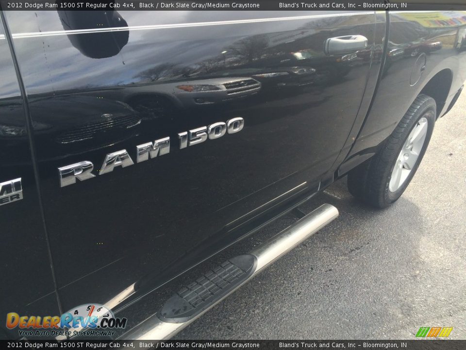 2012 Dodge Ram 1500 ST Regular Cab 4x4 Black / Dark Slate Gray/Medium Graystone Photo #26