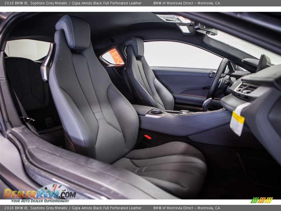 Gigia Amido Black Full Perforated Leather Interior - 2016 BMW i8  Photo #2