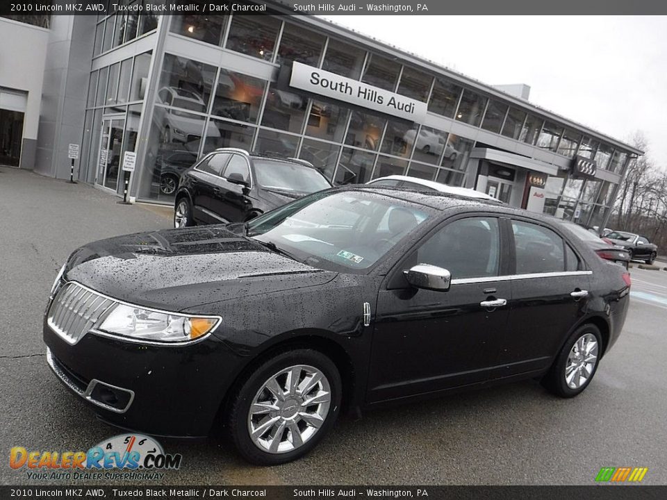 2010 Lincoln MKZ AWD Tuxedo Black Metallic / Dark Charcoal Photo #1