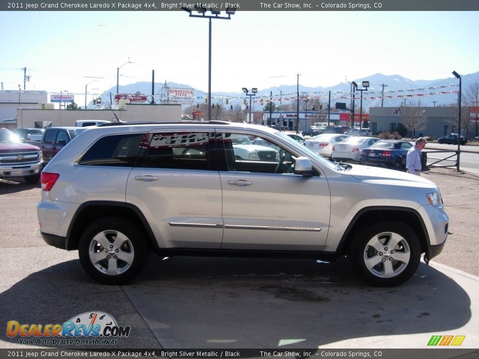 2011 Jeep Grand Cherokee Laredo X Package 4x4 Bright Silver Metallic / Black Photo #6