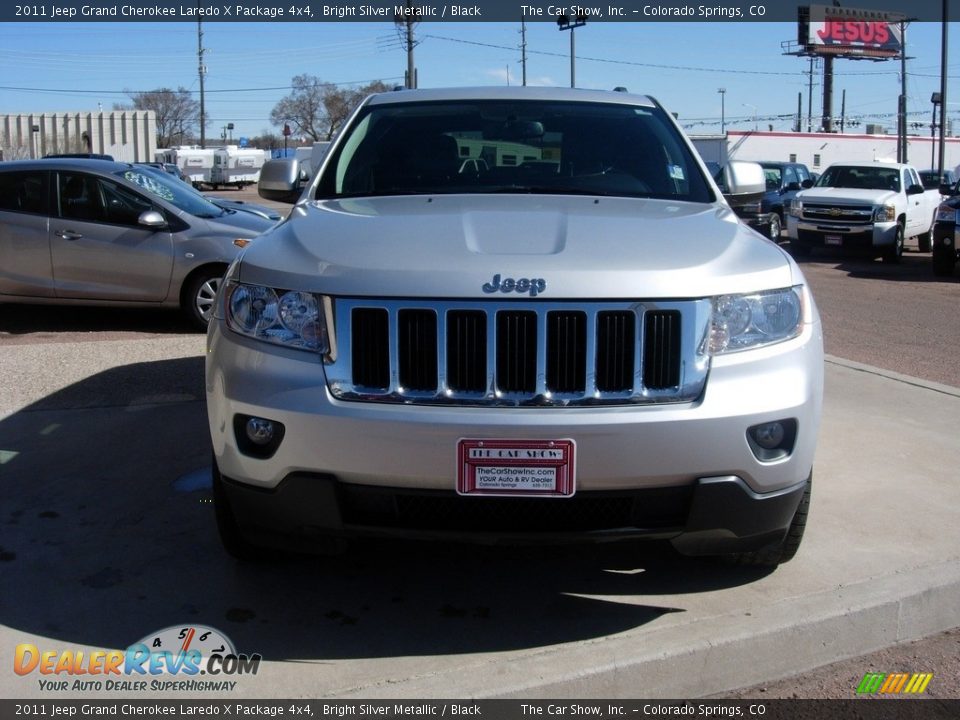 2011 Jeep Grand Cherokee Laredo X Package 4x4 Bright Silver Metallic / Black Photo #8