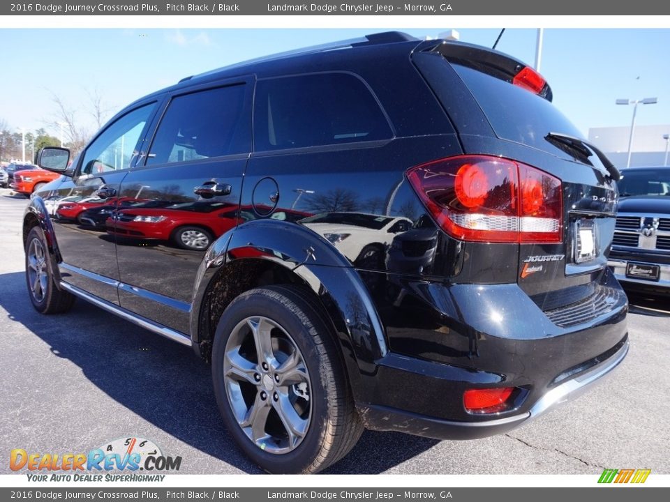 2016 Dodge Journey Crossroad Plus Pitch Black / Black Photo #2
