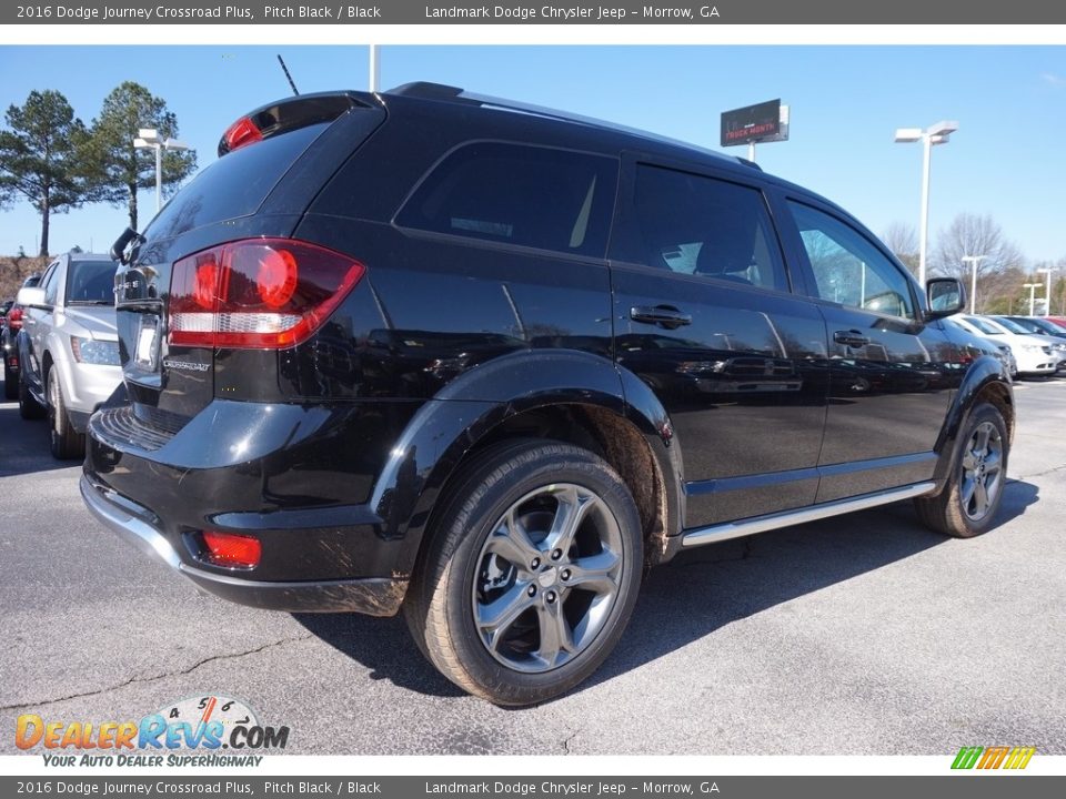 2016 Dodge Journey Crossroad Plus Pitch Black / Black Photo #3