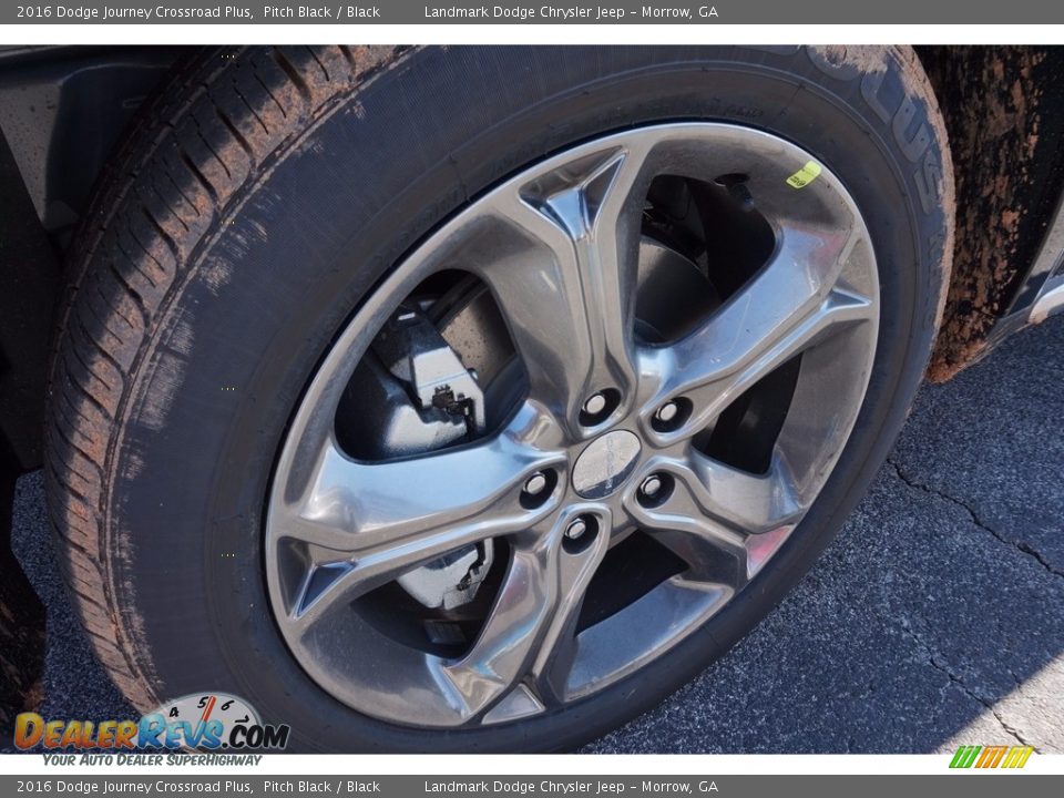 2016 Dodge Journey Crossroad Plus Pitch Black / Black Photo #5