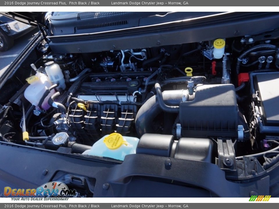 2016 Dodge Journey Crossroad Plus Pitch Black / Black Photo #8