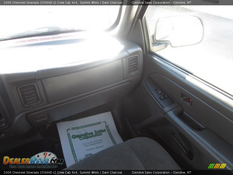 2006 Chevrolet Silverado 2500HD LS Crew Cab 4x4 Summit White / Dark Charcoal Photo #21