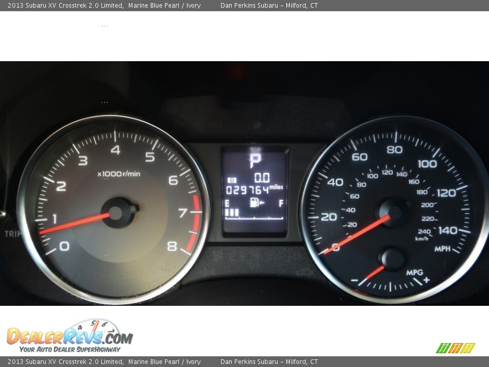 2013 Subaru XV Crosstrek 2.0 Limited Marine Blue Pearl / Ivory Photo #18