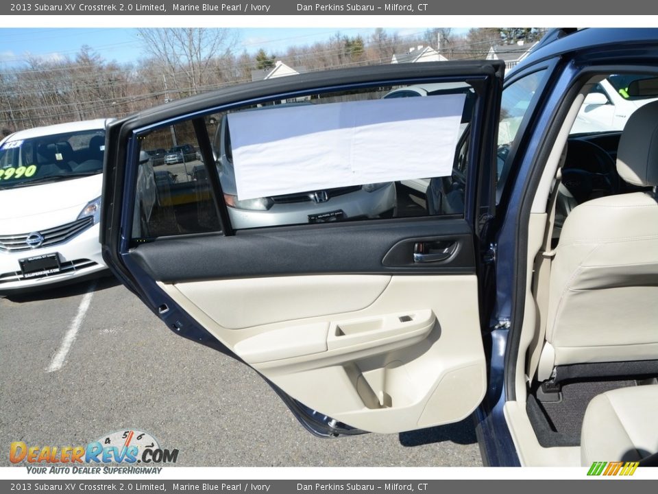 2013 Subaru XV Crosstrek 2.0 Limited Marine Blue Pearl / Ivory Photo #20