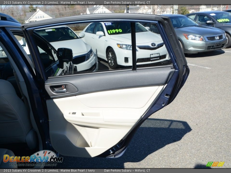 2013 Subaru XV Crosstrek 2.0 Limited Marine Blue Pearl / Ivory Photo #22