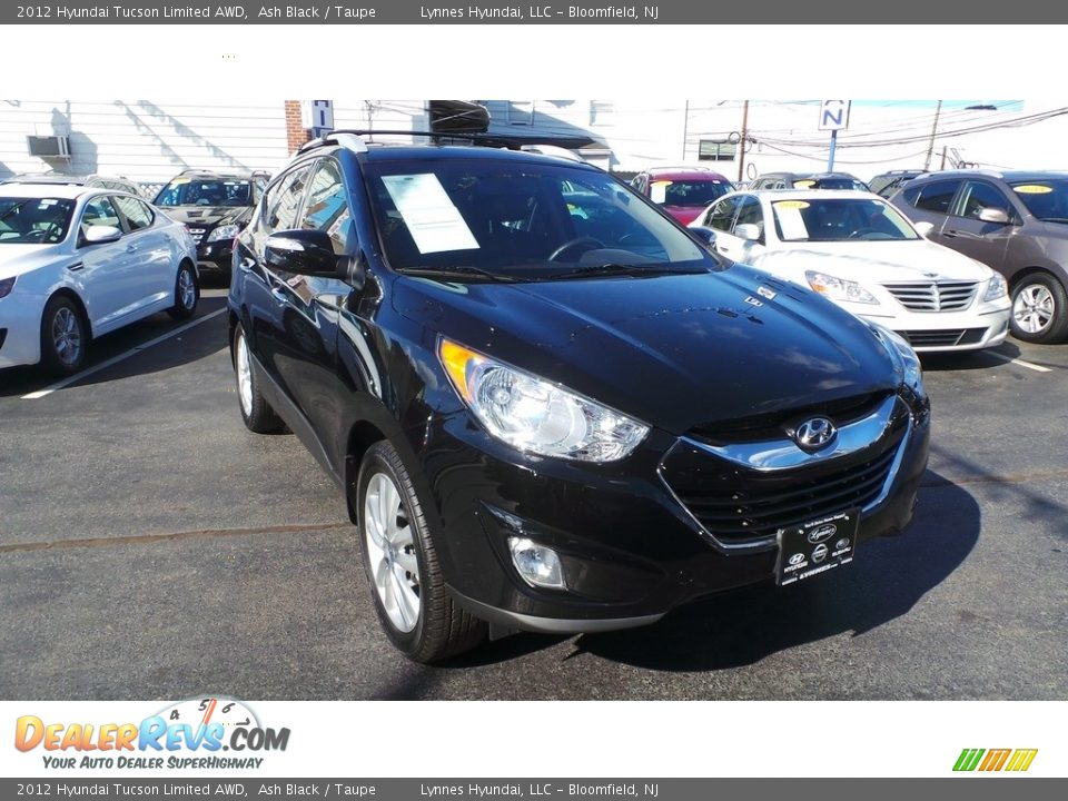 2012 Hyundai Tucson Limited AWD Ash Black / Taupe Photo #3