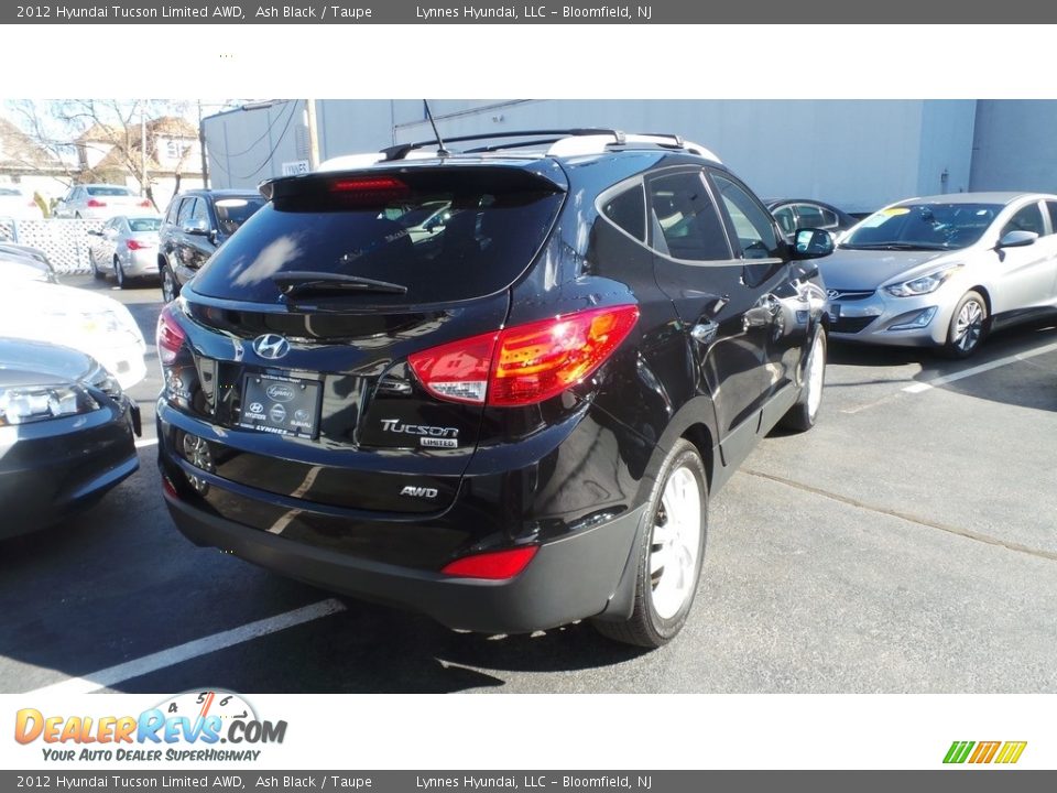 2012 Hyundai Tucson Limited AWD Ash Black / Taupe Photo #6