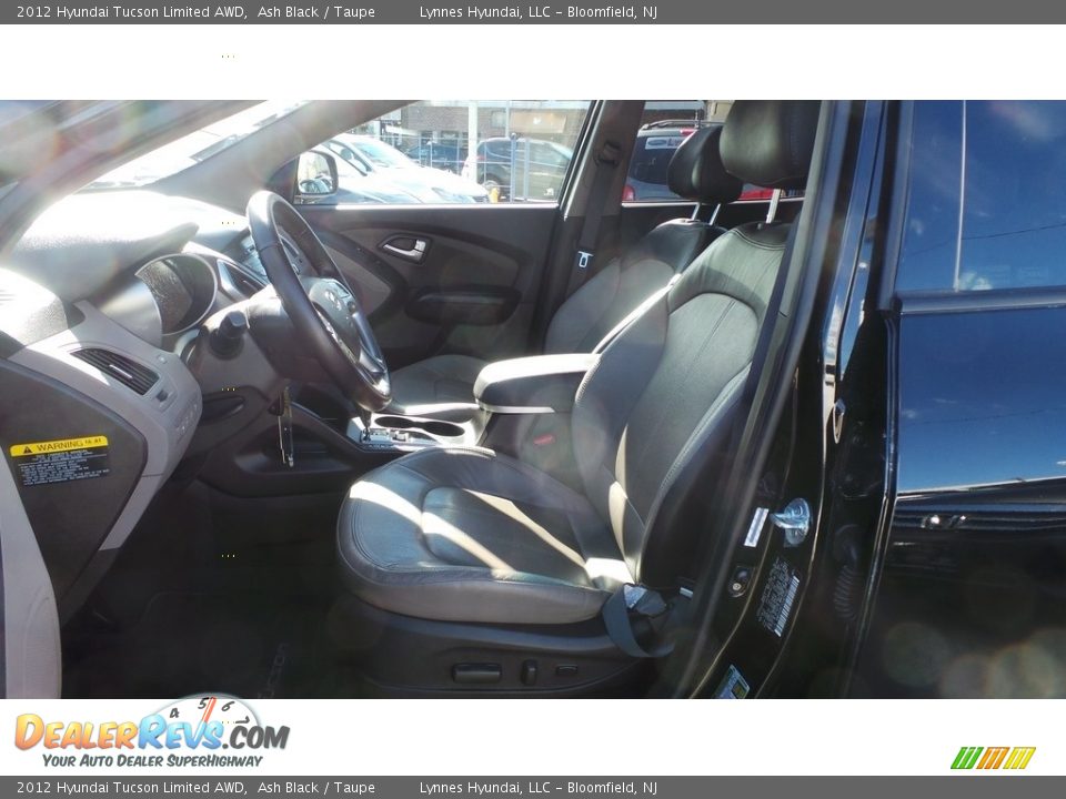 2012 Hyundai Tucson Limited AWD Ash Black / Taupe Photo #9