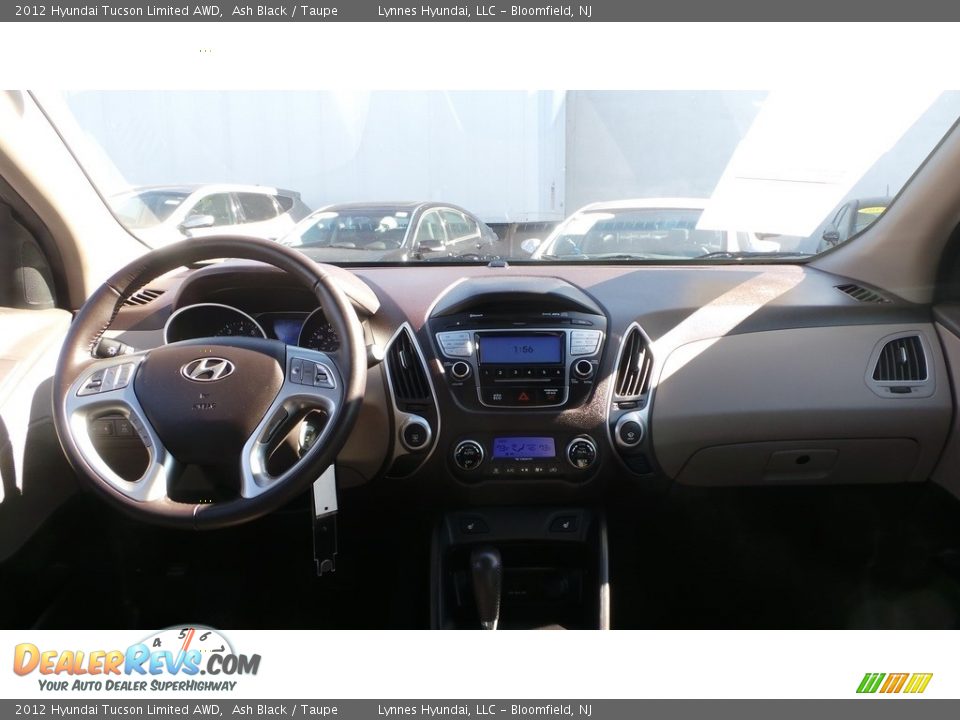 2012 Hyundai Tucson Limited AWD Ash Black / Taupe Photo #12