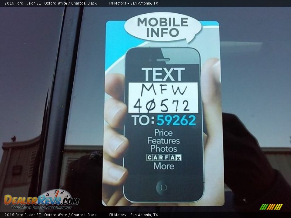 Dealer Info of 2016 Ford Fusion SE Photo #2