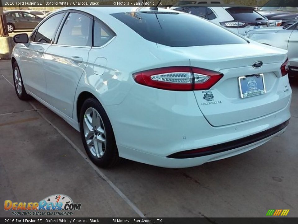 2016 Ford Fusion SE Oxford White / Charcoal Black Photo #8
