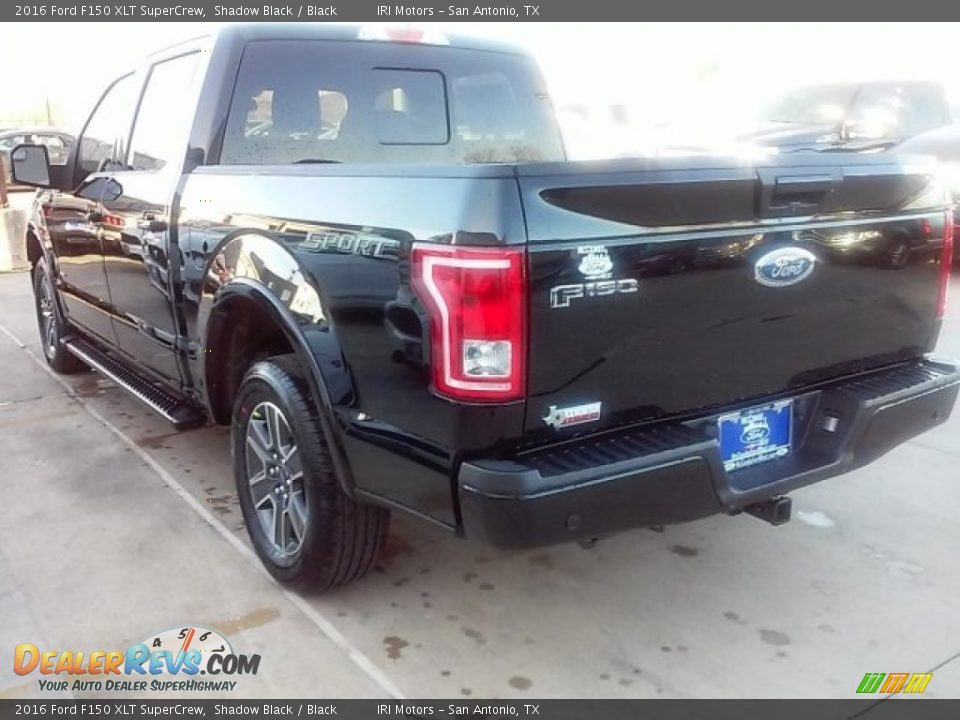 2016 Ford F150 XLT SuperCrew Shadow Black / Black Photo #13