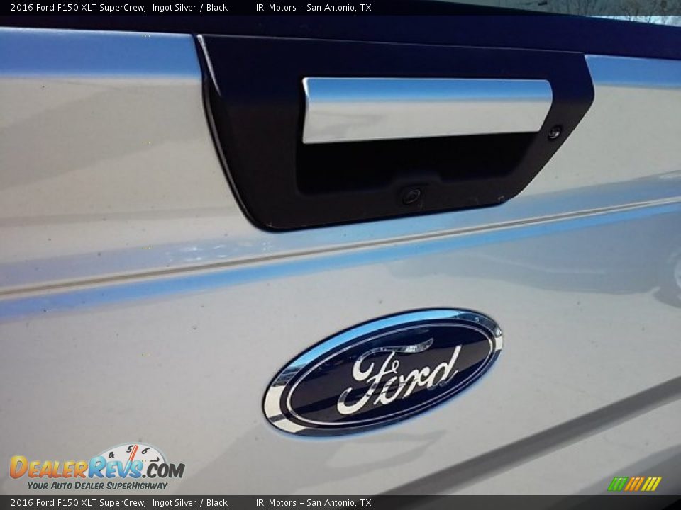 2016 Ford F150 XLT SuperCrew Ingot Silver / Black Photo #14
