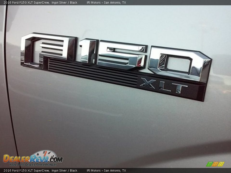 2016 Ford F150 XLT SuperCrew Ingot Silver / Black Photo #36