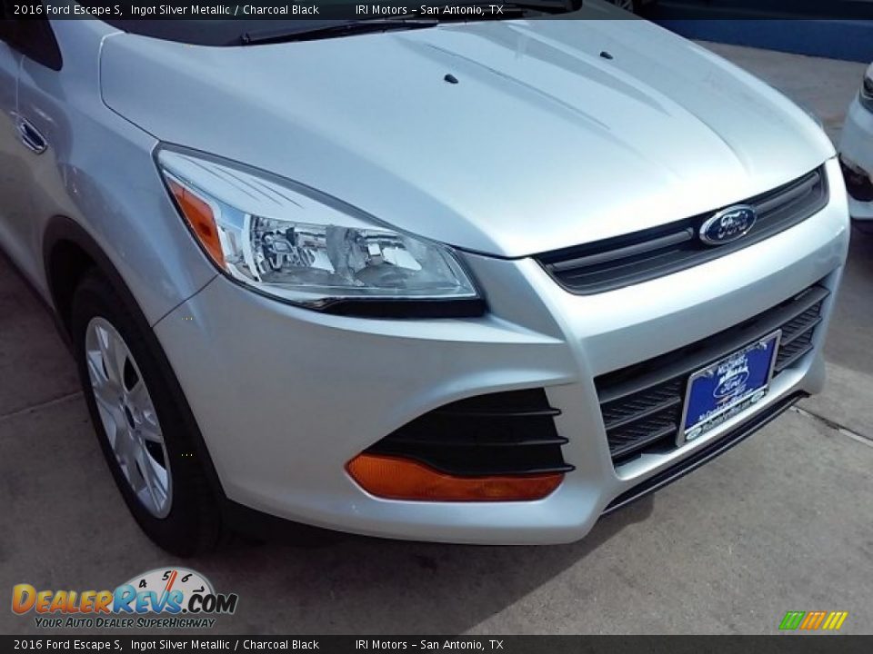 2016 Ford Escape S Ingot Silver Metallic / Charcoal Black Photo #3